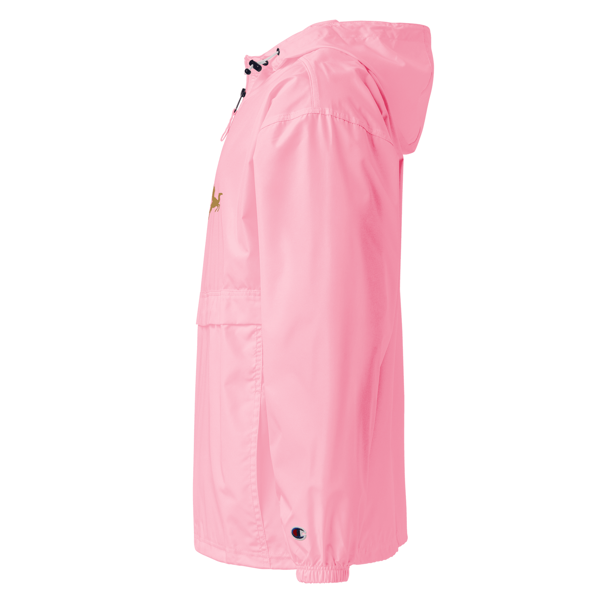 Flying Camel Embroidered Champion Packable Jacket - The Aesthete