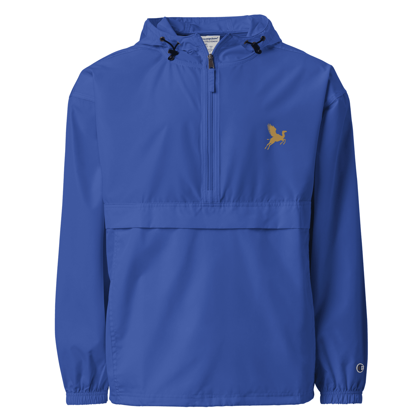 Flying Camel Embroidered Champion Packable Jacket - The Aesthete