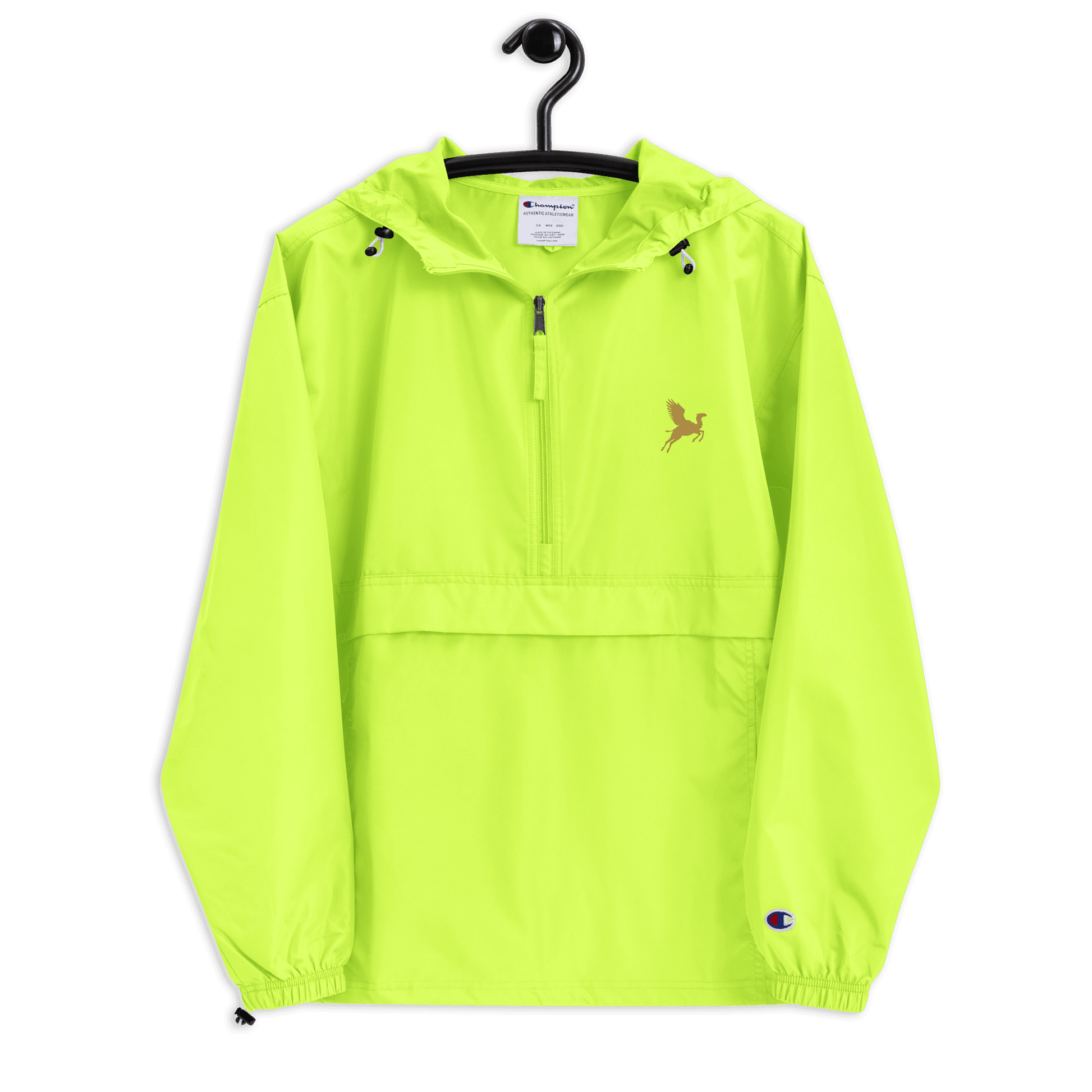 Flying Camel Embroidered Champion Packable Jacket - The Aesthete