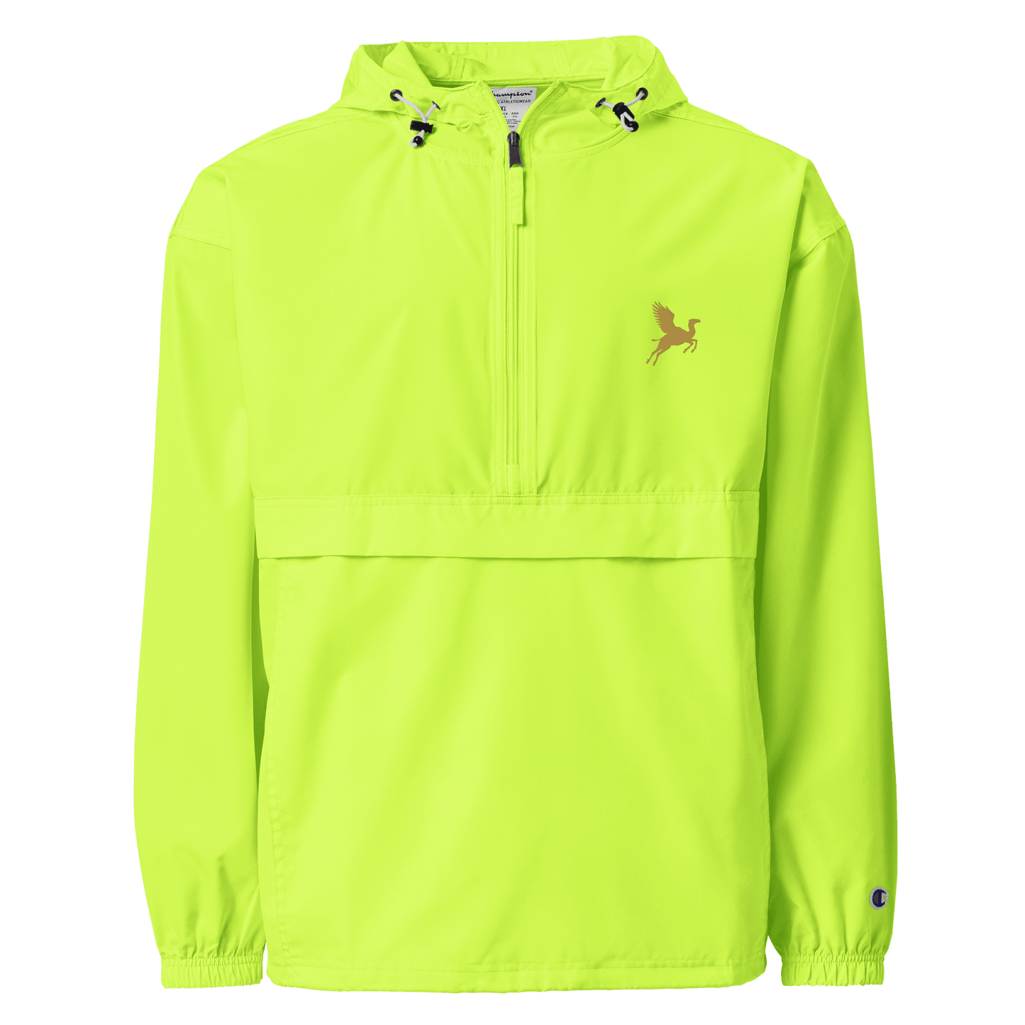 Flying Camel Embroidered Champion Packable Jacket - The Aesthete