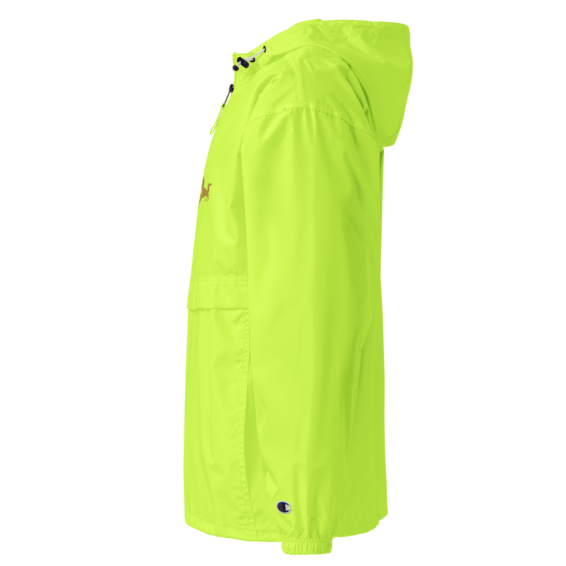 Flying Camel Embroidered Champion Packable Jacket - The Aesthete