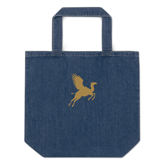 Flying Camel Denim Tote | Durable, Spacious, and Timeless - The Aesthete