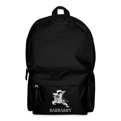 Barbarry Backpack: Heritage Meets Style - black