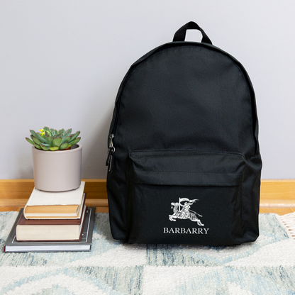 Barbarry Backpack: Heritage Meets Style - black