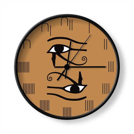 “An Eye For An Eye” Egyptian Wall Clock