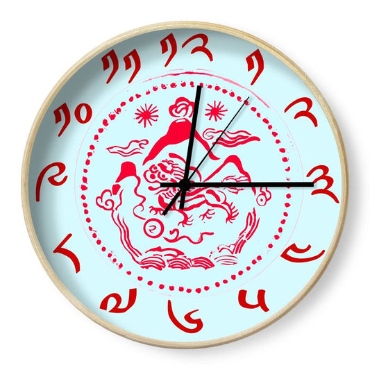 The Tibetan Coin Art Clock