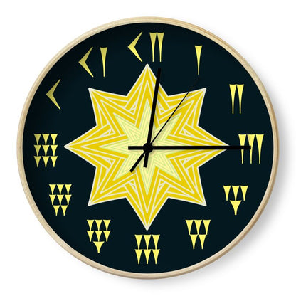 ‘Star of Ishtar’ - Sumerian Wall Clock