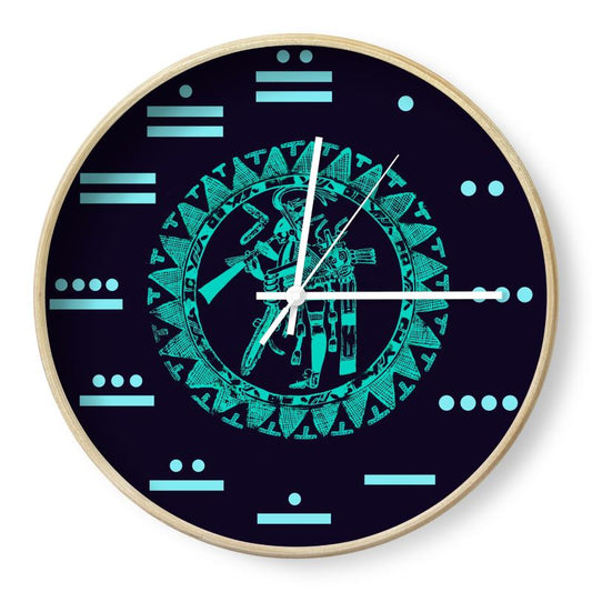 The Maya’s Voice - Art Clock with Mayan Numerals