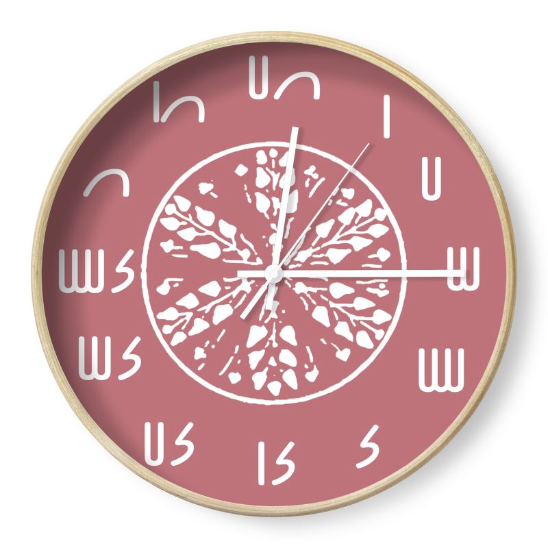 Echoes of Petra: Nabataean Numerals Art Clock