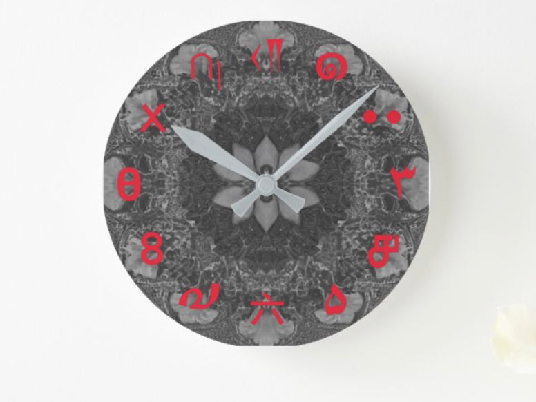 Lotus of Time: Universal Numeral Clock