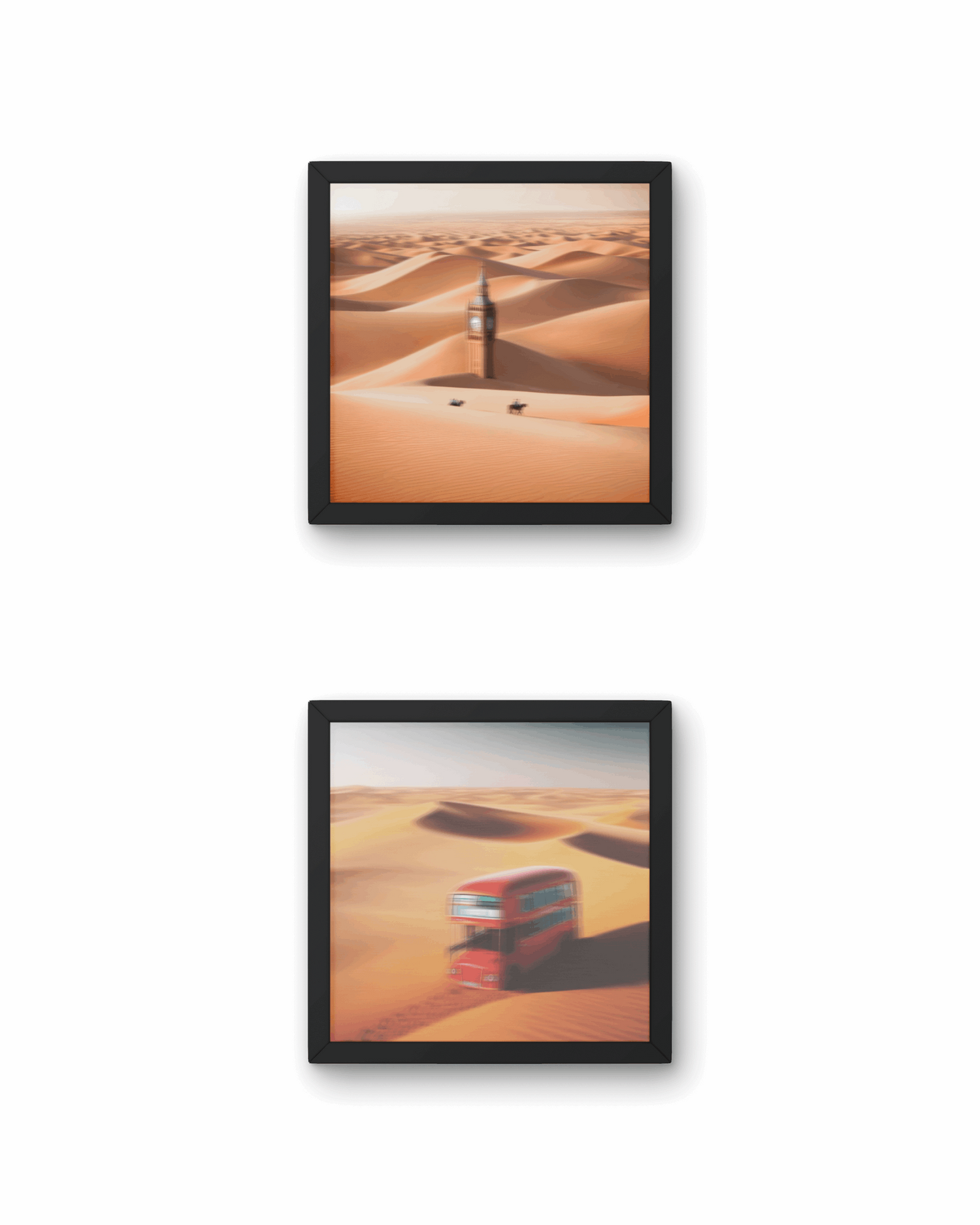 Desert Mirages: London at The Empty Quarter (A Set of 3)